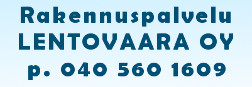 RAKENNUSPALVELU LENTOVAARA OY logo